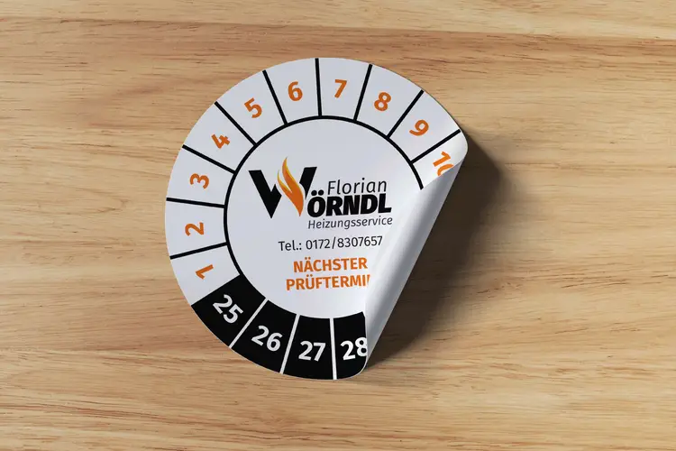 Florian Wörndl Aufkleber Prüftermin